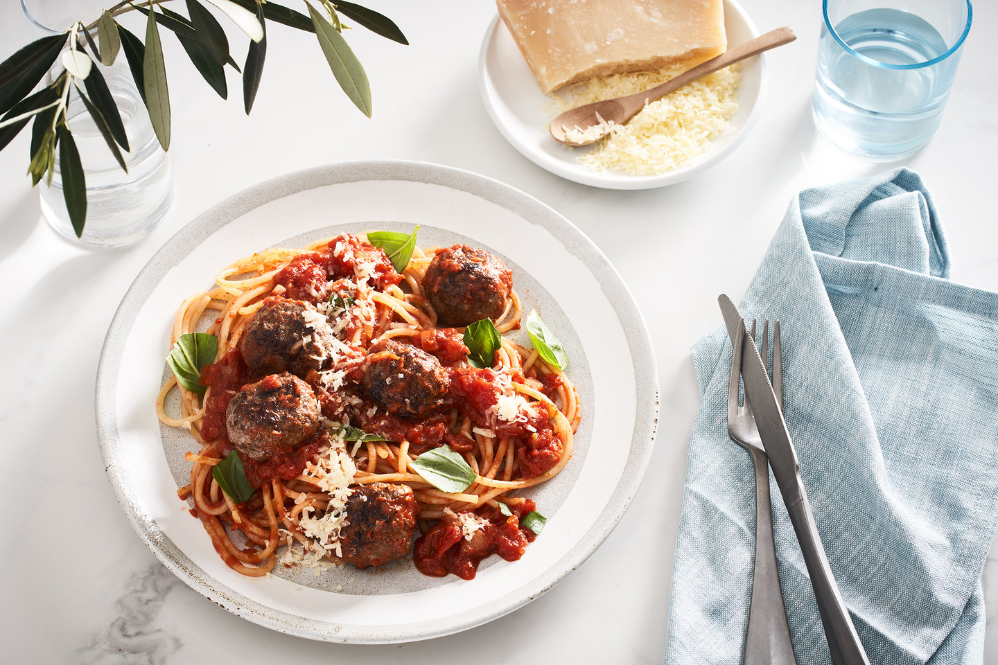 Hero image for First Light old-school Italian spaghetti 'n' meatballs