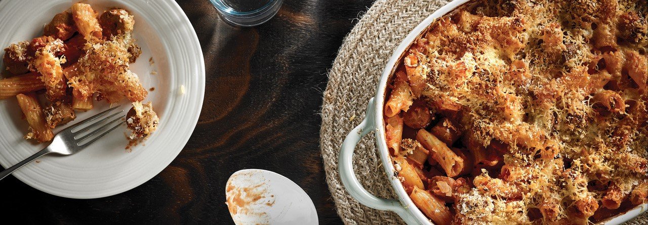 Hero image for Quick Kids' Italian Sausage Pasta Bake